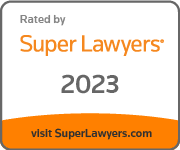 Super Lawyers 2023 badge<br />
